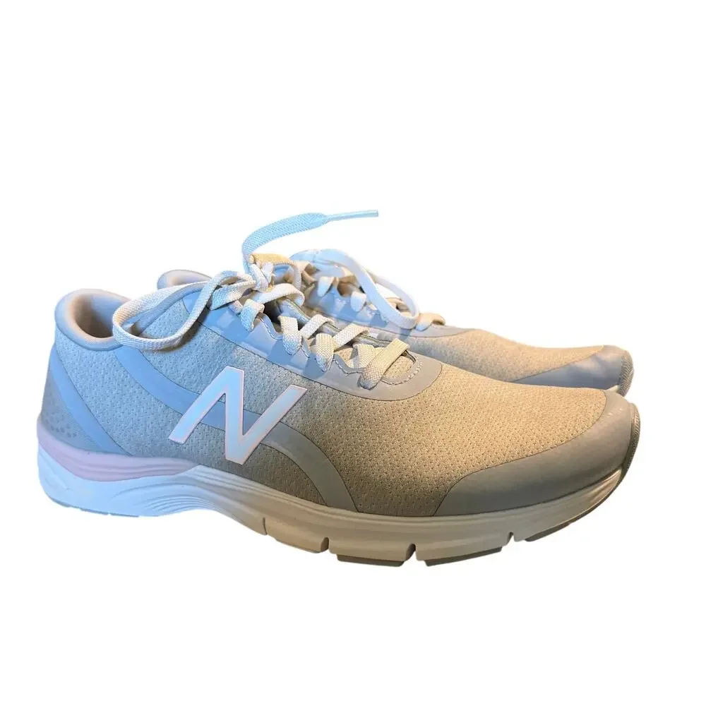 New Balance 711v3 Cush+ Running Training Shoes, Grey & Pink, Women's Size 10
